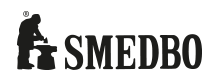 Logo des Herstellers Smedbo – hochwertige skandinavische Badaccessoires bei HATEGRA Mosbach