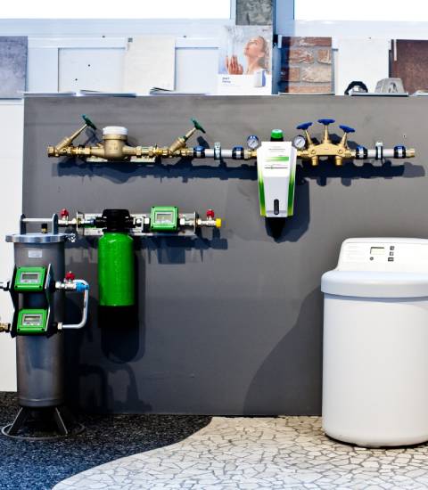 Verschiedene Sanitärsysteme und Installationslösungen bei HATEGRA Elektro & Sanitär in Mosbach – Wasserverteilung, Enthärtungsanlagen und Haustechnik